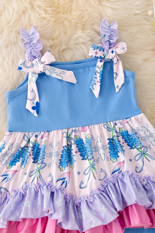 Bluebonnet Ruffle Top & Short Set Girls